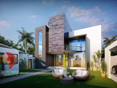 architectural-design-house-3d-animation-walkthrough-exterior-design-rendering-bungalow-evening-view