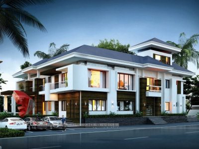 top-architectural-rendering-services-bungalow-night-view