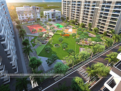 Bangalore-Apartment-play-ground-3d-design-walkthrough-animation-servicesArchitectural-flythrugh-real-estate-3d-walkthrough-animation-company