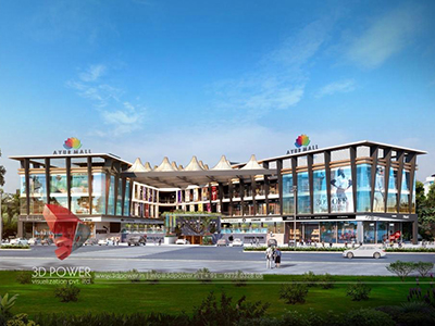 Bangalore-3d-walkthrough-freelance-animation-3d-animation-service-shopping-mall-eye-level-view