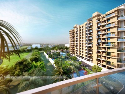 Bangalore-Side-view-balcony-view-of-apartments-beutiful