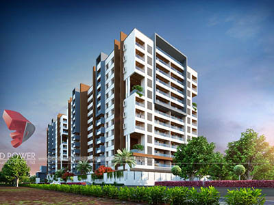 Bangalore-Township-front-view-apartment-virtual-walkthrough-freelanceArchitectural-flythrugh-real-estate-3d-walkthrough-freelance-company-animation-company