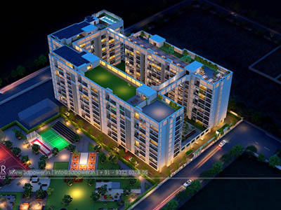Bangalore-Top-view-3d-architectural-rendering-apartments