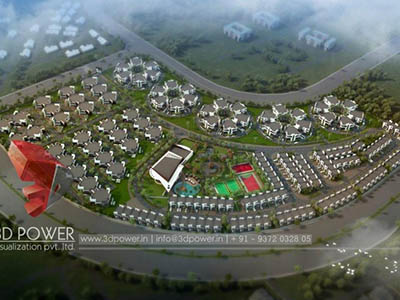 Hyderabad-3d-rendering-services-3d-Architectural-animation-services-township-birds-eye-view