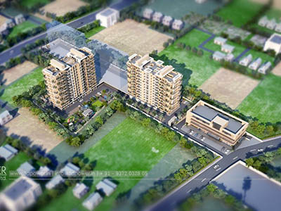 Hyderabad-Top-view-townhip-big-project-3d-design-rendering-company-animation-services