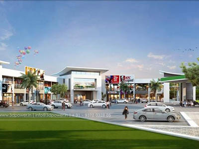Hyderabad-apartment-rendering-3d-animation-service-3d-animation-shopping-area-day-view-eye-level-view
