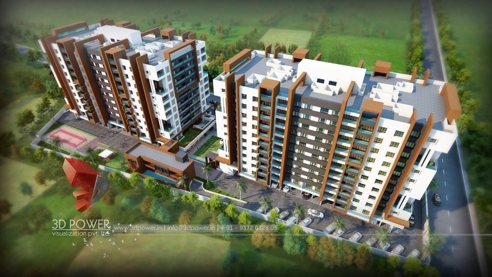 Apartment Elevation Kolkata | 3D Power