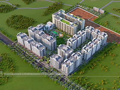 pune-Top-view-township-3d-rendering-Architectural-flythrough-real-estate-3d-walkthrough-animation-company   