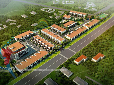 pune-3d-visualization-service-3d-rendering-visualization-township-birds-eye-view