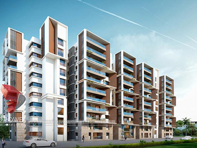 Tiruchirappalli-3d-architectural-rendering-design-services-shopping-buildings-parking-birds-eye-view