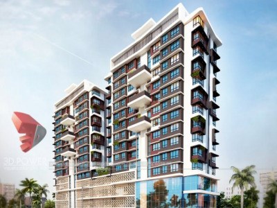 Highrise-apartments-3d-elevation-walkthrough-animation-services